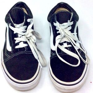 Like new black suede Vans size 5.5